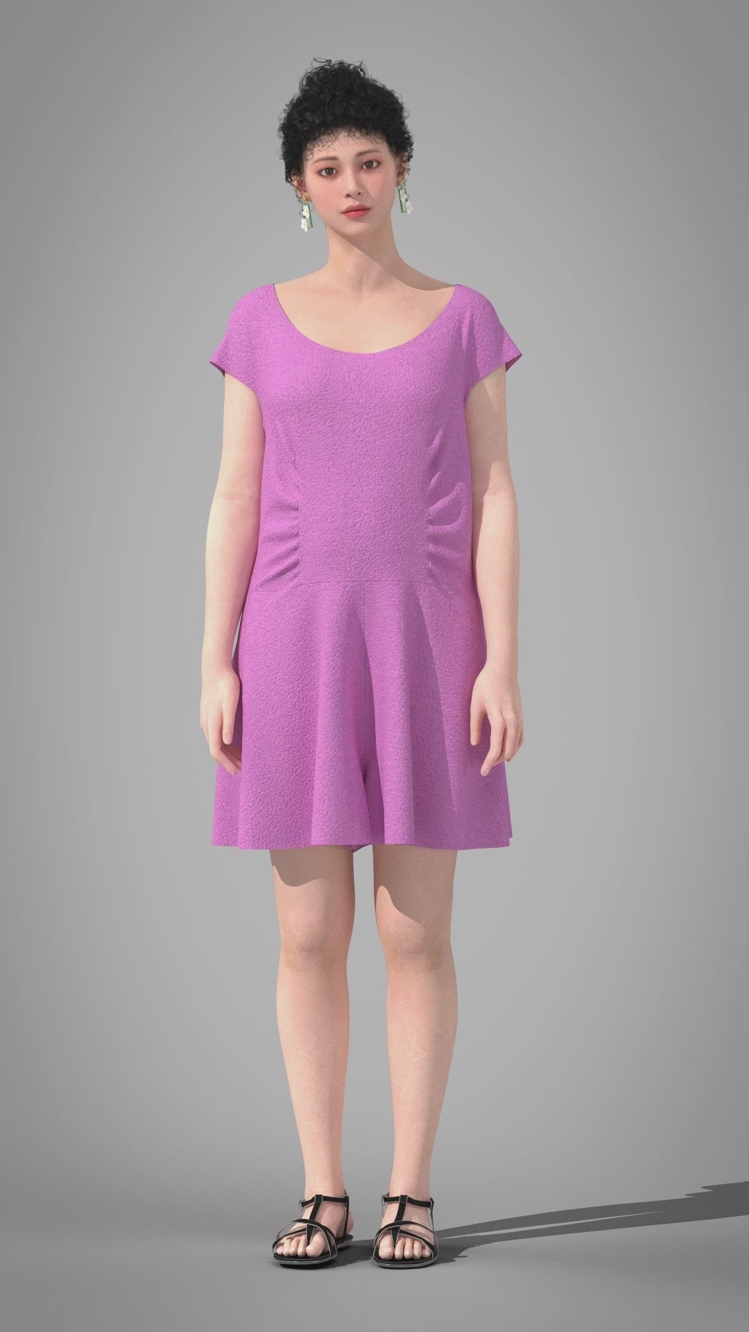 Combi-short Pivoine